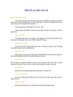 MỘT SỐ SỰ KIỆN LS CỦA ĐỘI TNTP HỒ CHÍ MINH