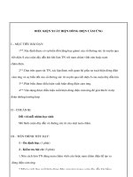 Giáo án Vật lý lớp 9 - ĐIỀU KIỆN XUẤT HIỆN DÒNG ĐIỆN CẢM ỨNG pdf