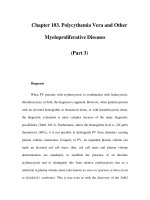 Chapter 103. Polycythemia Vera and Other Myeloproliferative Diseases (Part 3) pptx