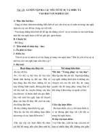Tiết 120: Luyện tập đưa các yếu tố tự sự và miêu tả vào bài văn nghị luận