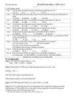 ĐỀ KIỂM TRA MỘT TIẾT LẦN 2