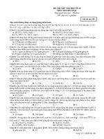 ĐỀ THI THỬ ĐẠI HỌC 09-10 (MỚI)