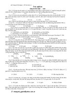 Bài tập trắc nghiệm este