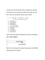 Hướng dẫn tạo eBook hoặc file PDF từ Wikipedia- P2 docx