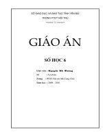 Số học 6 - Tiết 106 - Kiểm tra chương III (Có đáp án và biểu điểm)