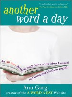 Another word a day part 1 pps