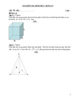 Bài KT Hình 8 Chương IV