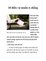 10 điều vợ muốn ở chồng pps