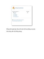 Trải nghiệm với ứng dụng ESET Smart Security 4- P3 pptx