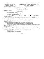 ĐỀ THI HKII (TOÁN 9)