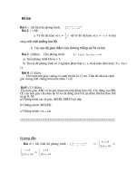 Đề kiểm tra Toán 9 kì 2 có đáp án