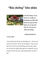 “Bảo dưỡng” hôn nhân ppt