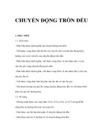 Vật lý lớp 10 căn bản - CHUYỂN ĐỘNG TRÒN ĐỀU doc