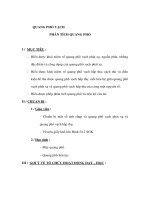 Giáo án Vật lý 12 - QUANG PHỔ VẠCH PHÂN TÍCH QUANG PHỔ pot