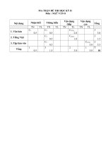 Đề kiể tra học kỳ II văn 8