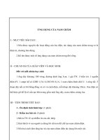 Giáo án Vật lý lớp 9 - ỨNG DỤNG CỦA NAM CHÂM ppsx