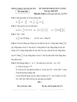 Đề thi KĐCL cuối năm 2010