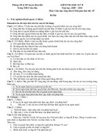 Đề thi GDCD 8 kì II (Chuẩn)