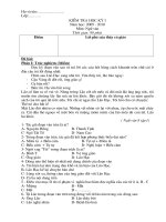 Bài KT Ngữ văn 8 - ngon lanh co DA