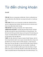 Từ điển chứng khoán Chủ đềT ppt