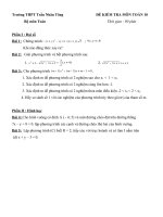 Kiểm tra 90'''' ( Bài kiểm tra thử HKII)