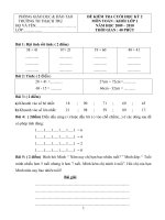 DE KIEM TRA CUOI KI II (TV- TOAN) LOP 2