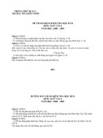 kiểm tra văn 6 kì 2