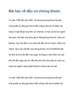 Bài học về đầu cơ chứng khoán pps