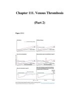 Chapter 111. Venous Thrombosis (Part 2) pot
