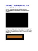 Hiệu ứng dải sáng Neon docx