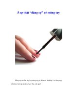 5 sự thật “đáng sợ” về móng tay pdf