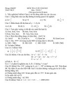 Đề Toán 7- Cuối năm 1
