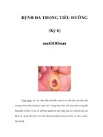 BỆNH DA TRONG TIỂU ĐƯỜNG (Kỳ 6) doc