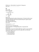 Đề kiểm tra 1 tiết toán Đại số và giải tích 11(nc)