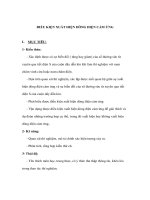 Vật lý lớp 9 - ĐIỀU KIỆN XUẤT HIỆN DÒNG ĐIỆN CẢM ỨNG ppt