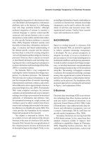 Electronic Business: Concepts, Methodologies, Tools, and Applications (4-Volumes) P251 pps