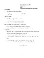 Đề kiểm tra toán 9 kì 2+ĐA