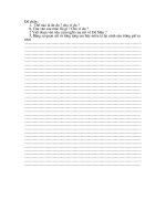 kiểm tra học kì 2 văn đề chẵn