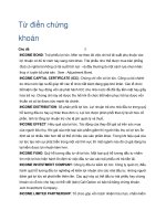 Từ điển chứng khoán Chủ đề I pot