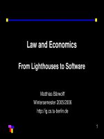Law and Economics From Lighthouses to Software docx