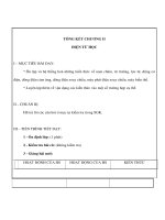Giáo án Vật lý lớp 9 - TỔNG KẾT CHƯƠNG II ĐIỆN TỪ HỌC ppt