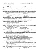 Đề thi tham khảo môn Tư tưởng Hồ Chí Minh - Phần 2 pptx