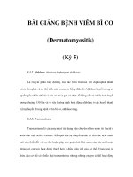 BÀI GIẢNG BỆNH VIÊM BÌ CƠ (Dermatomyositis) (Kỳ 5) pdf