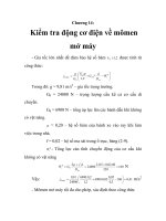 luận văn thiết kế cầu trục, chương 14 doc