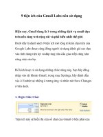 9 tiện ích của Gmail Labs nên sử dụng docx