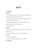 Giáo án vật lý lớp 6 - MẮT pps