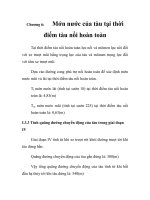 LẬP QUI TRÌNH HẠ THỦY TÀU TRỌNG TẢI LỚN TRÊN ĐÀ TRƯỢT NGHIÊNG, chương 6 pptx