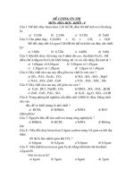 DE CUONG ON THI HOA 8 VIP 09-10