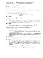 đề thi thư ĐH lần 1 năm 2009-2010 của THPT Tam Nông Phú Thọ