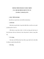 THỜI KỲ HÌNH THÀNH VÀ PHÁT TRIỂN CỦA CHẾ ĐỘ PHONG KIẾN Ở TÂY ÂU - Giáo án lịch sử lớp 9 potx